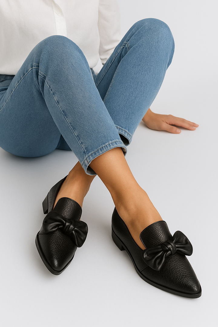 Claudia | Elegante Loafer mit femininer Schleife