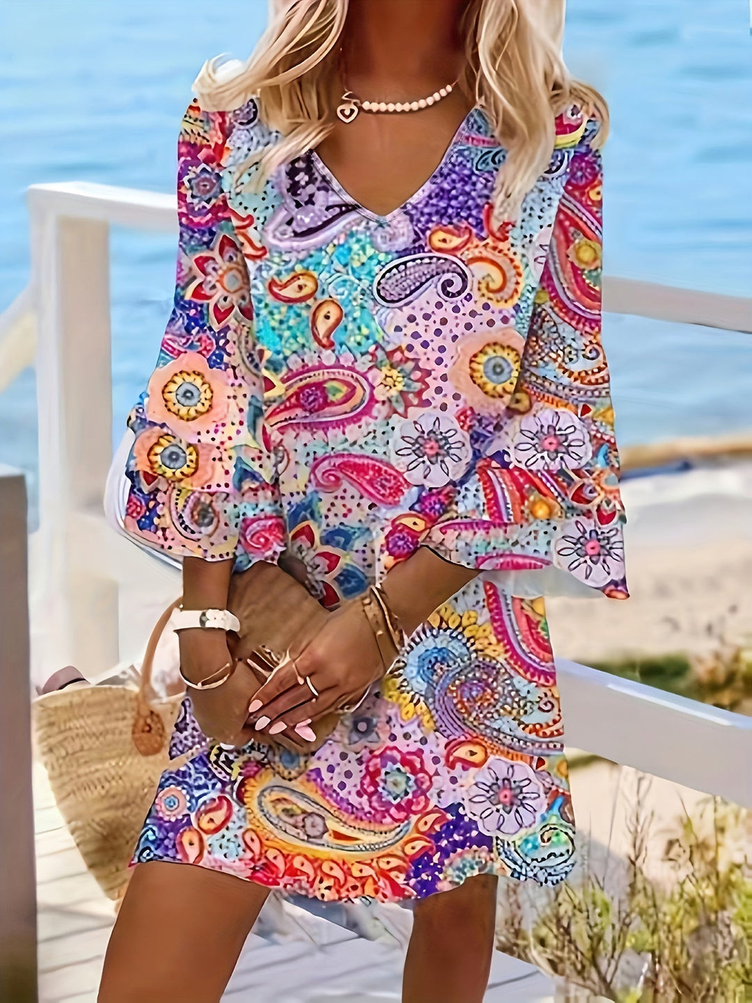Lenlen | Stilvolles Bedrucktes Kleid