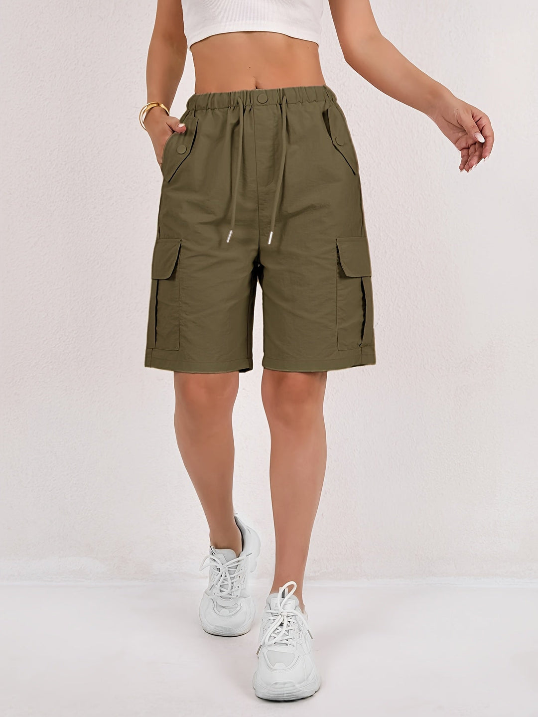 Olivia | Leichte schnell trocknende Cargo-Shorts