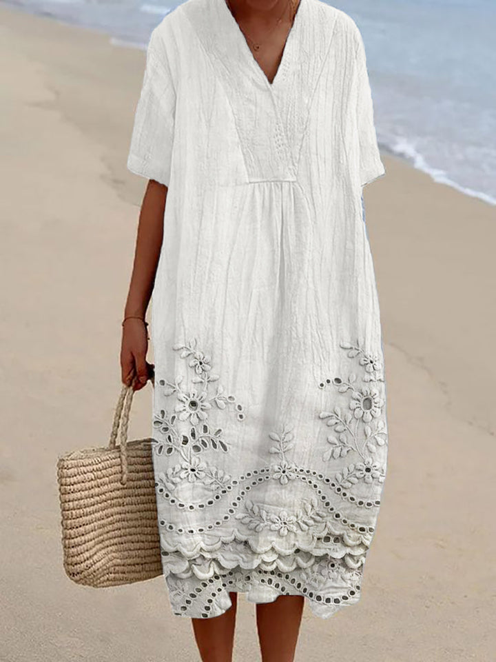 Caralina | Sommer Gedrucktes Kleid