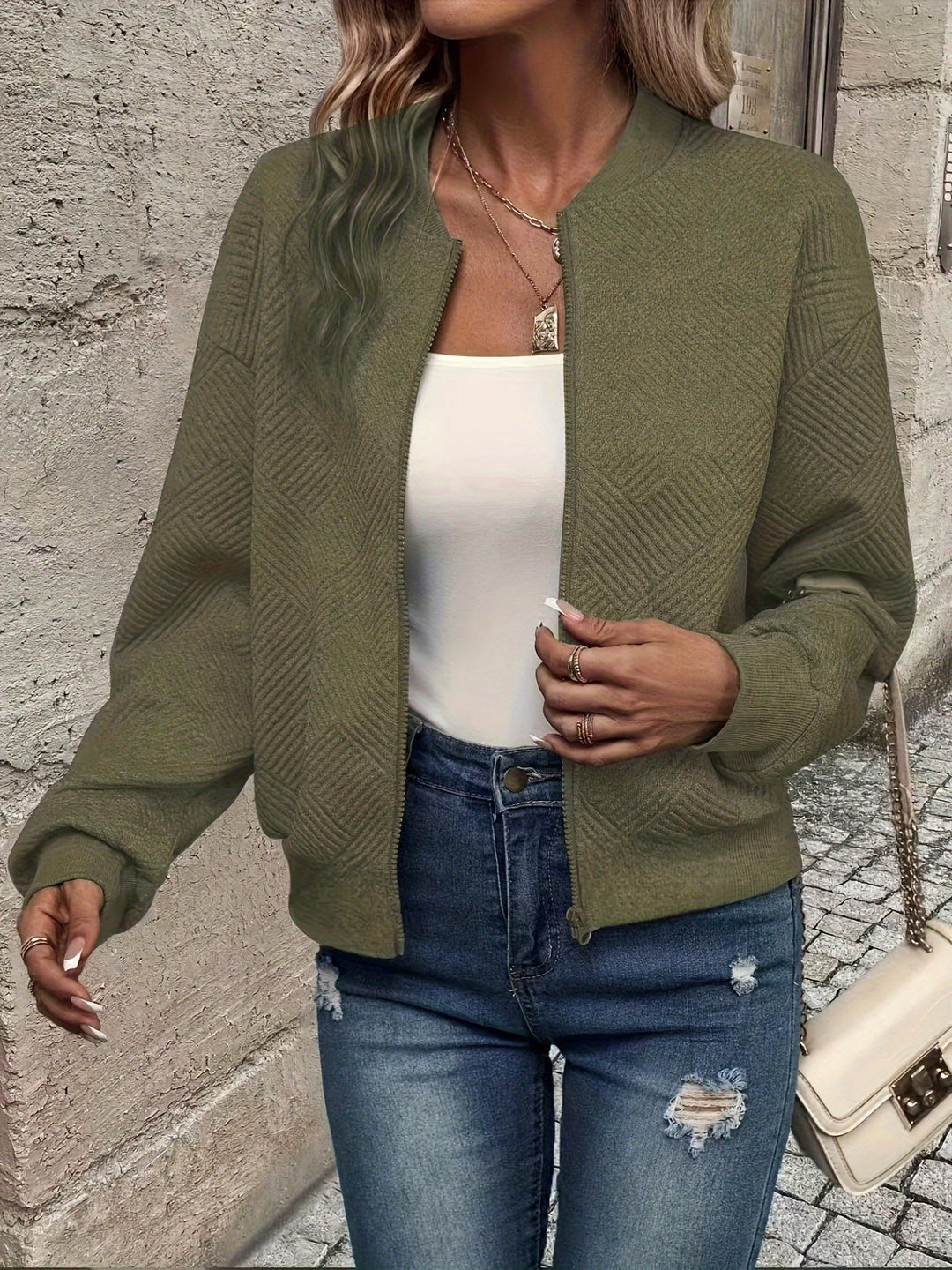 Alazne | Leichte Zip-Up Jacke