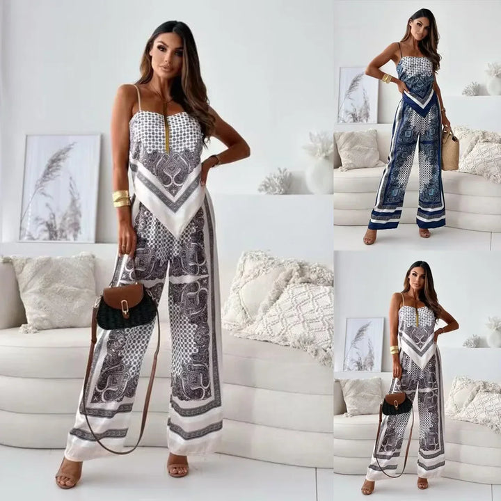 Lotte | Stylisches zweiteiliges Set mit Bindebändern
