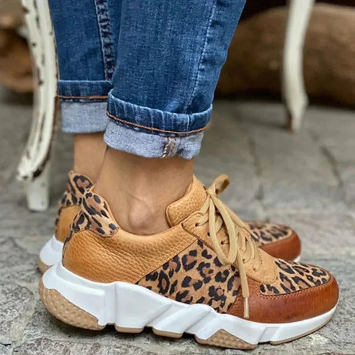 Natascha | Bequeme Leoparden-Sneaker