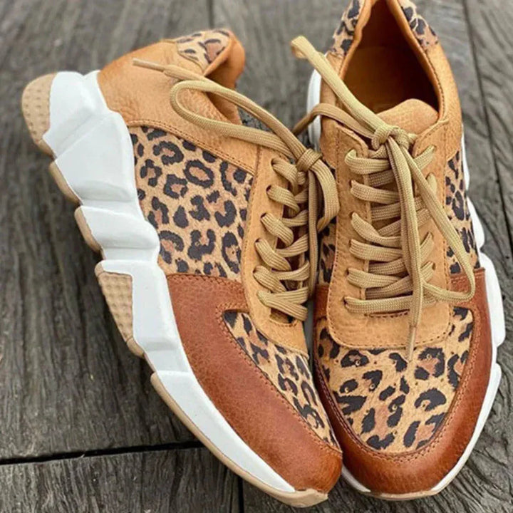 Natascha | Bequeme Leoparden-Sneaker