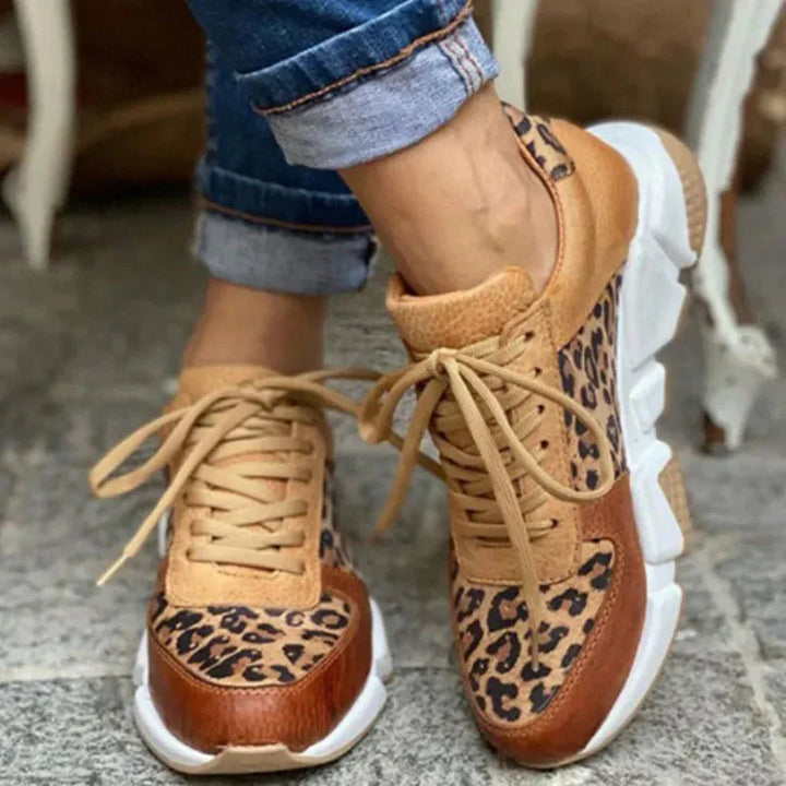 Natascha | Bequeme Leoparden-Sneaker