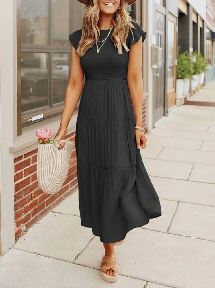 Aisley | Elegantes Kleid mit Bauchbedeckung