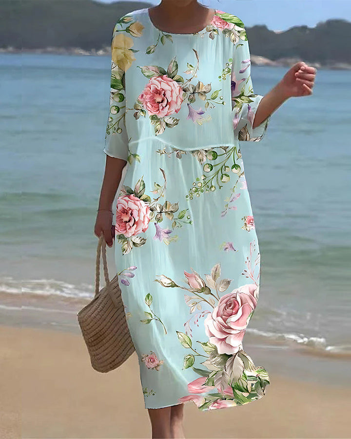Alessian | Elegantes Blumenkleid