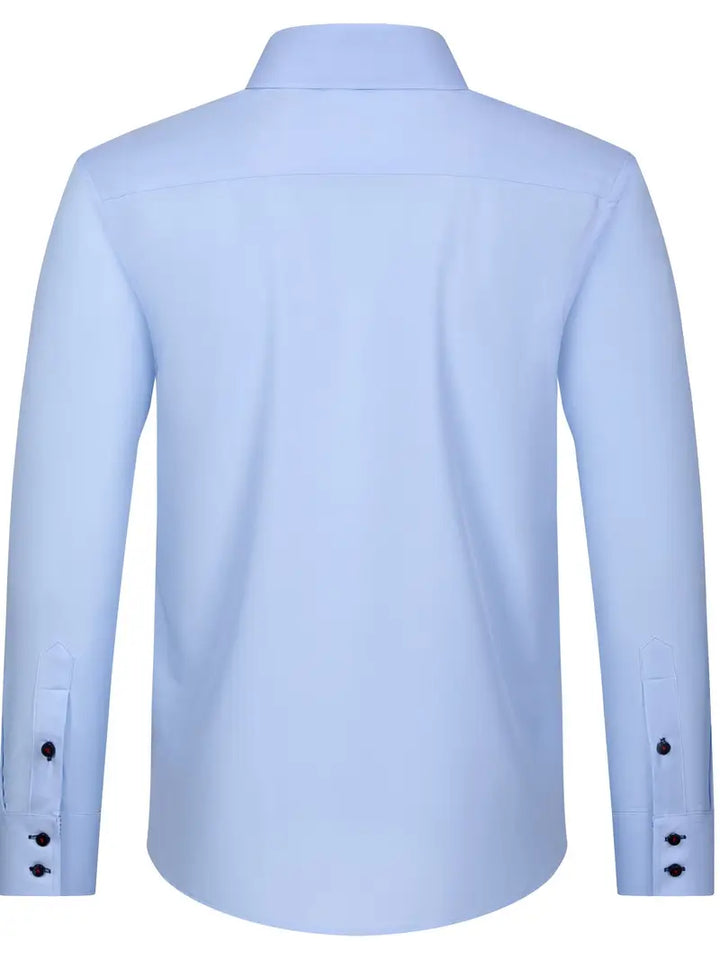 Nico™ - Herren-Langarm-Polohemd mit stilvollem Knopfverschluss