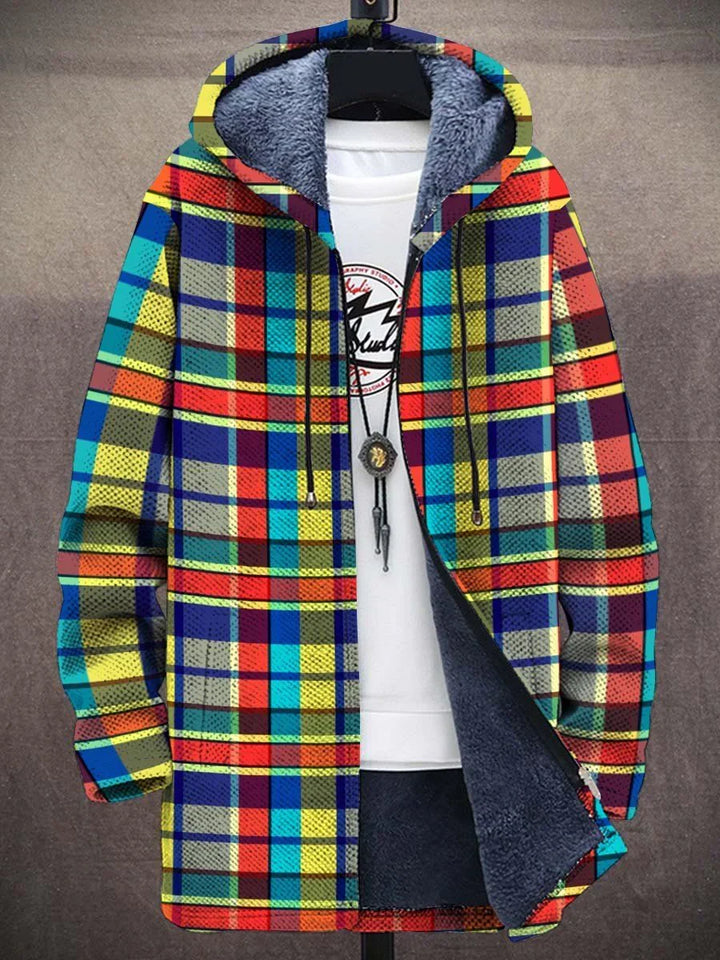 Jeremiah | Luxuriöse Kunst-Inspirations-Strickjacke