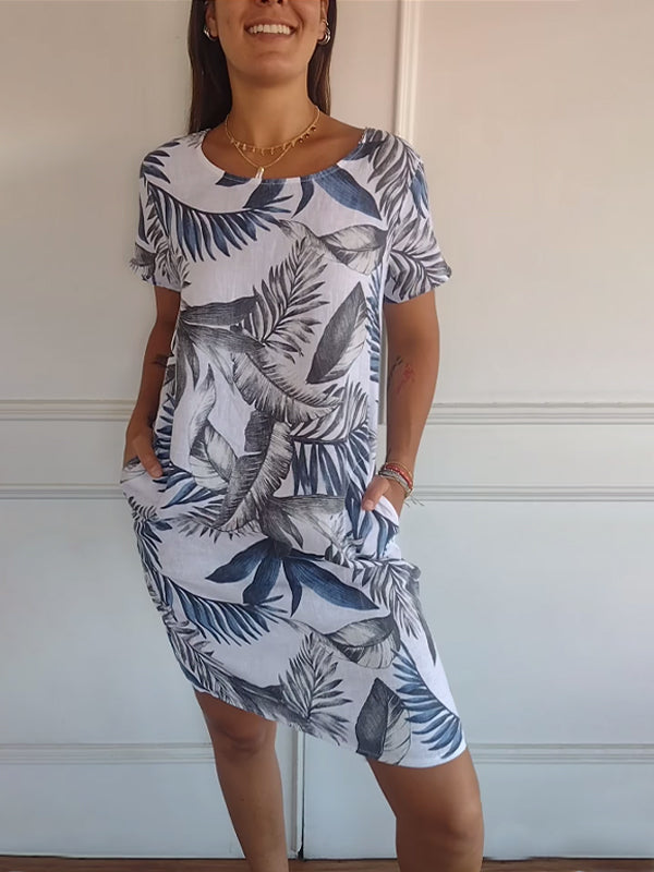 Yusra | Lässiges Bedrucktes Kleid