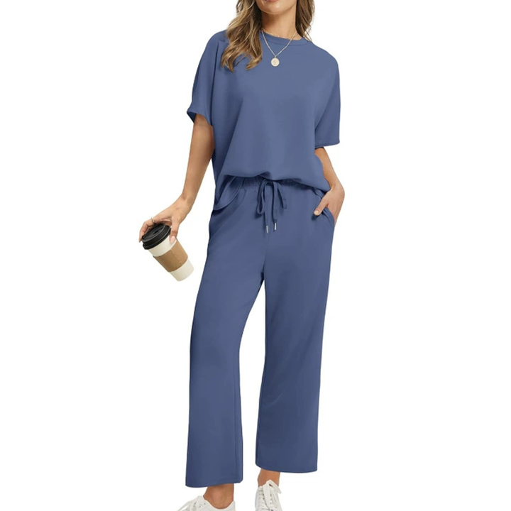 Eloiza | Lässiges Top- und Hosen-Set