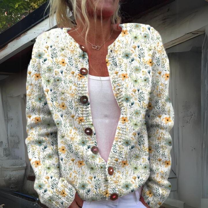 Declynn | Warmer Floral Strickcardigan
