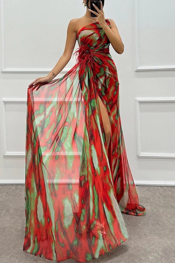 Coreen | Lebhaftes Maxikleid