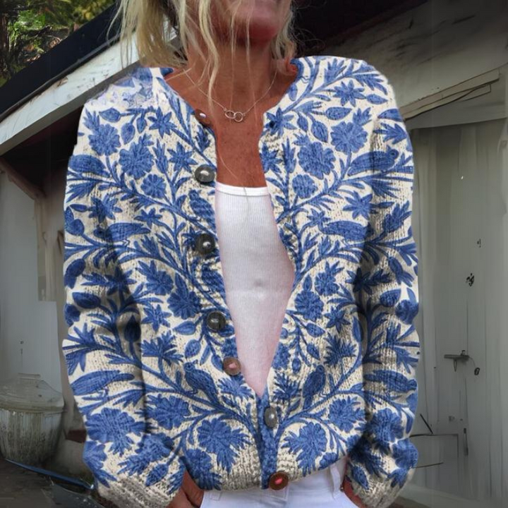 Declynn | Warmer Floral Strickcardigan