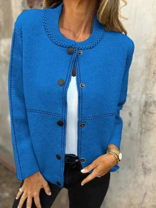 Hazell | Klassische Strickjacke mit Knopfleiste