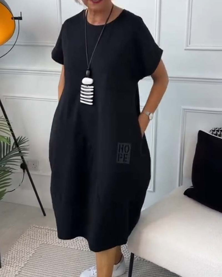 Layne | Luftiges Sommerkleid mit Rundhalsausschnitt