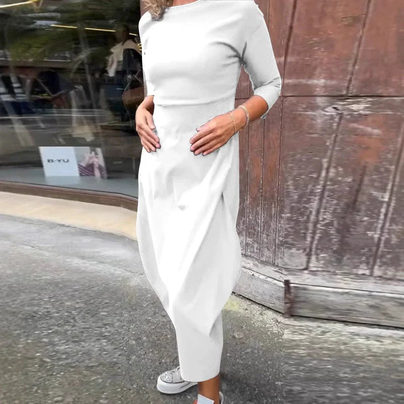 Elsbeth™ - Elegantes Damenkleid Mit Tasche