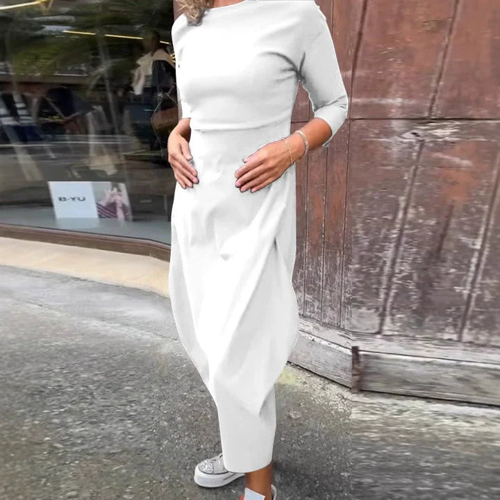 Elsbeth™ - Elegantes Damenkleid Mit Tasche