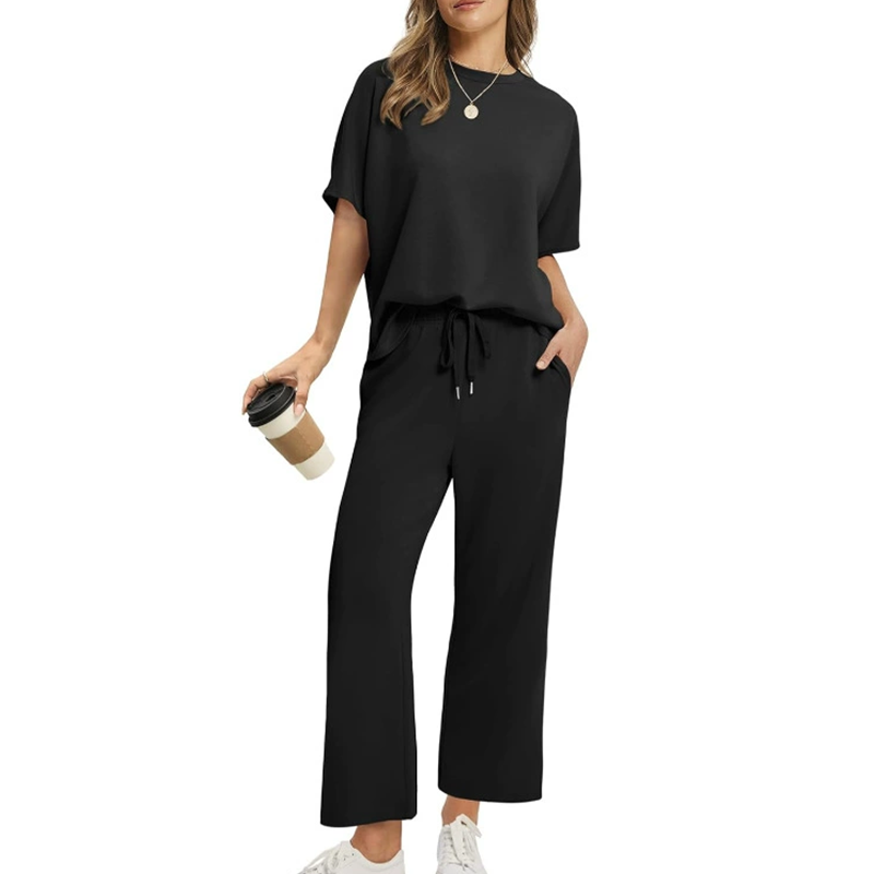 Eloiza | Lässiges Top- und Hosen-Set