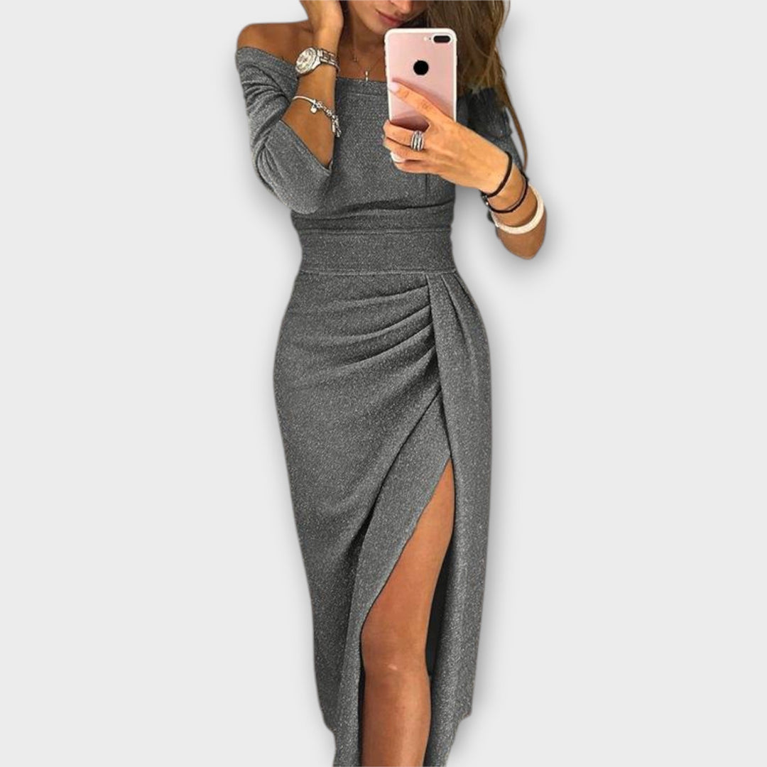 Leijean | Elegantes Off-Shoulder Kleid