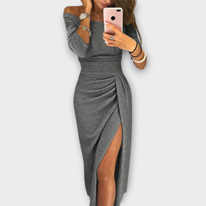 Leijean | Elegantes Off-Shoulder Kleid