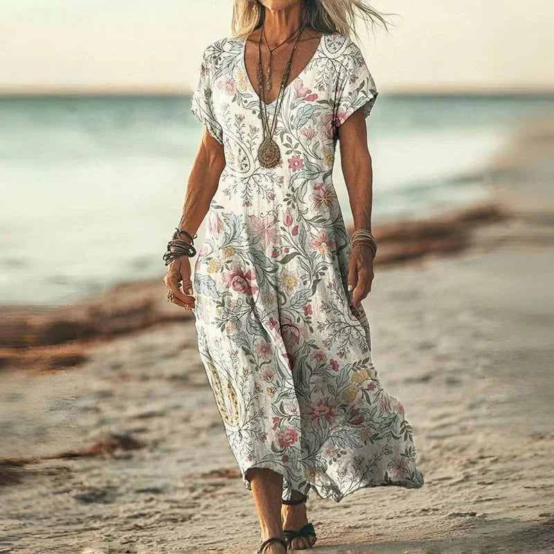 Paloma | Vintage-Kleid mit Farbverlauf