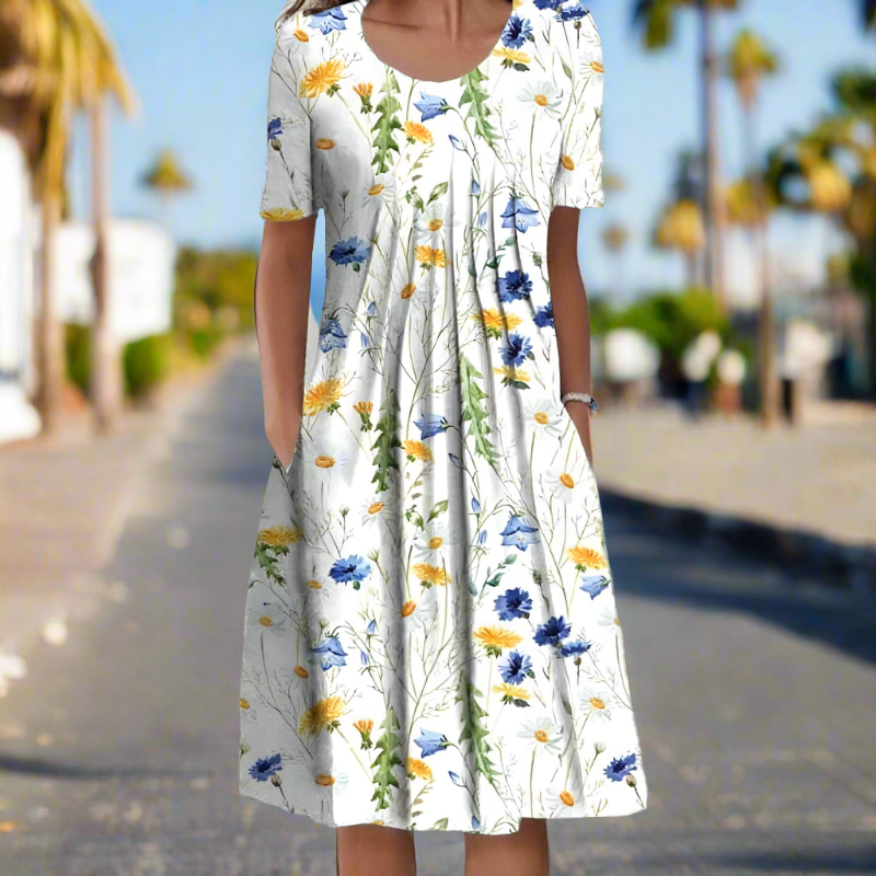 Manon | Verzauberndes Blumenkleid Frühling/Sommer