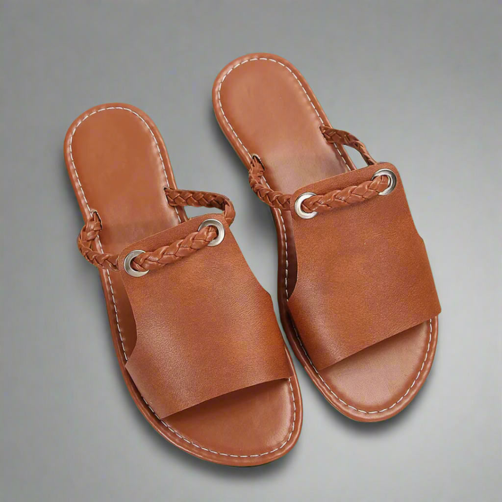 Maria | Flache Slipper für mühelose Sommer-Eleganz