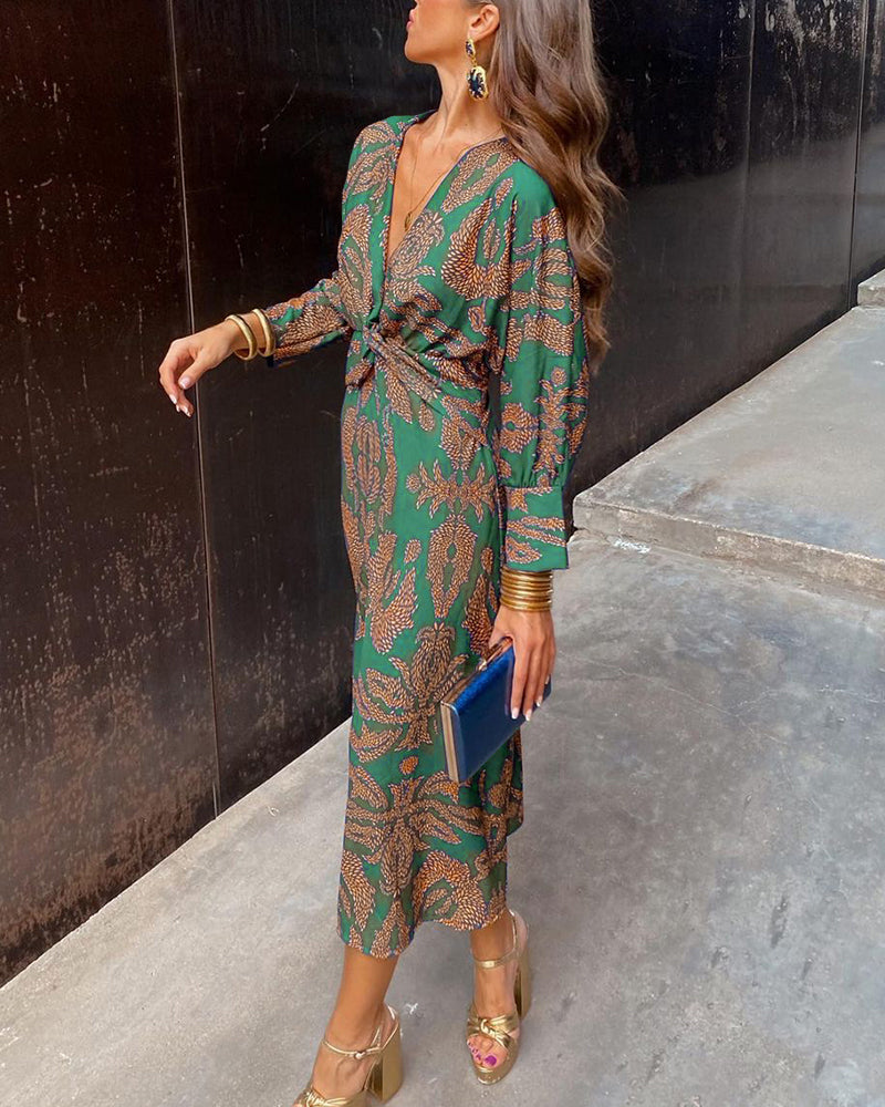 Anika | Elegantes Kleid mit Print