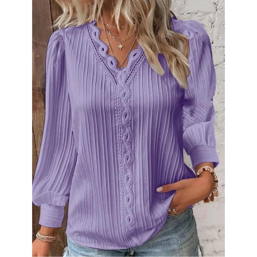 Carmina | Elegante Pintuck Bluse