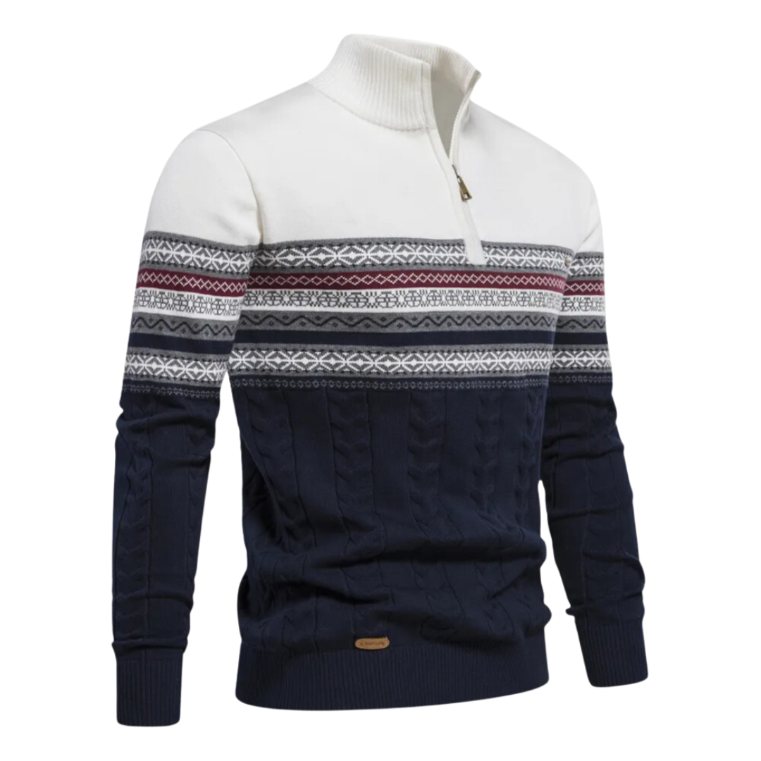 Xavier | Reißverschluss-Pullover für Herren