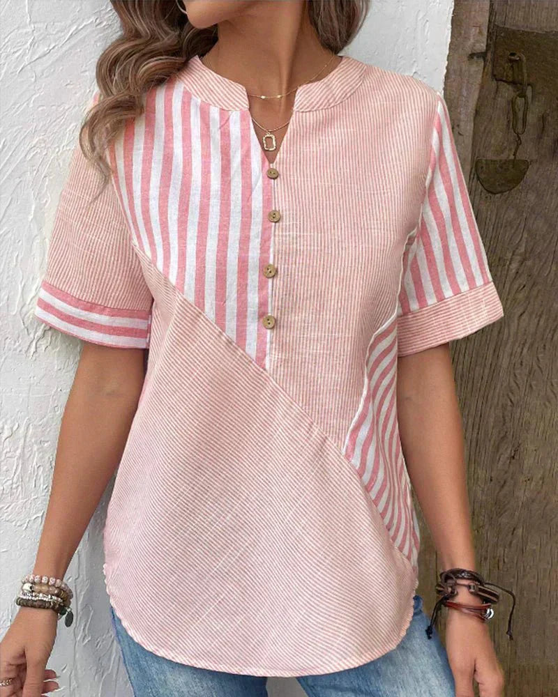 Reyna | Weiche gestreifte Bluse