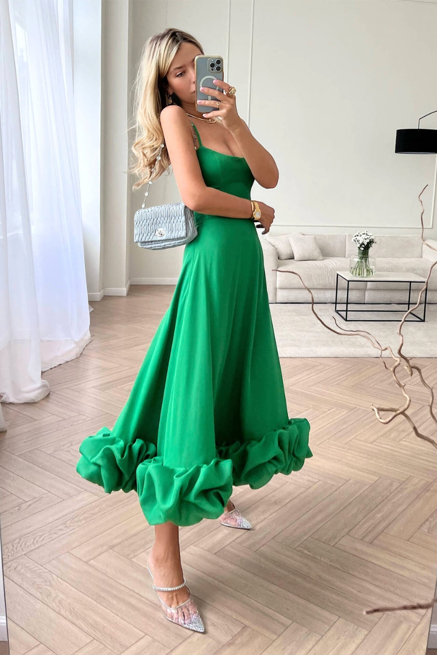 Jillian | Anmutiges Fließendes Kleid