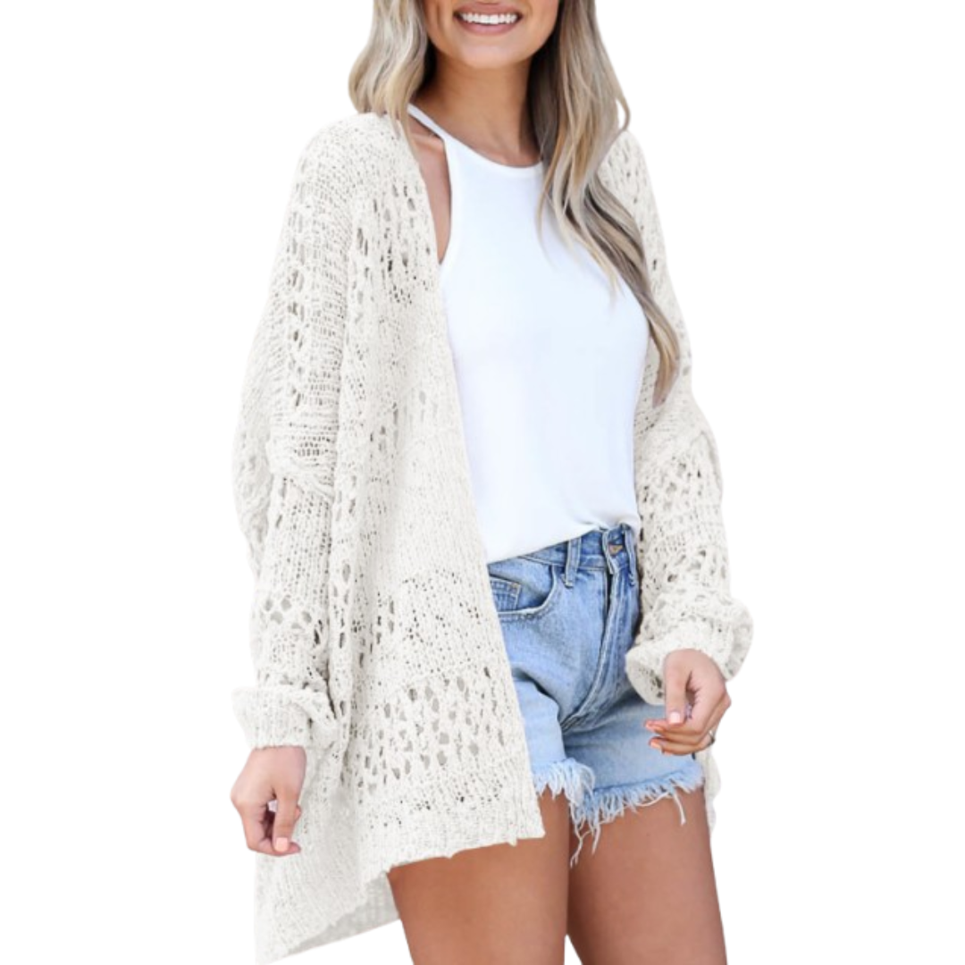 Grenda | Leichter Übergroßer Boho Cardigan