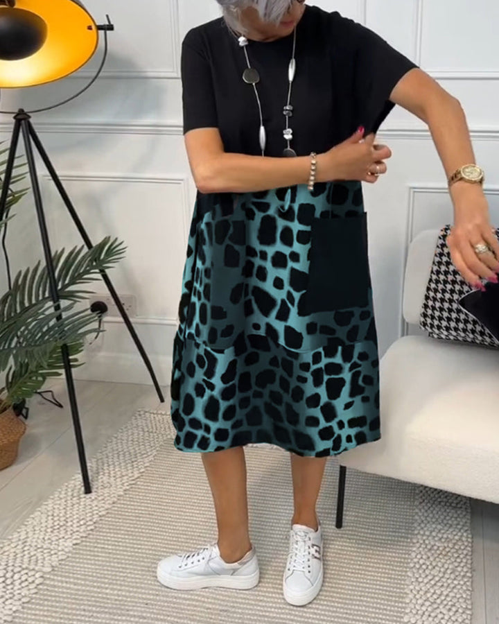 Zeyla | Luftiges Sommerkleid mit Rundhalsausschnitt