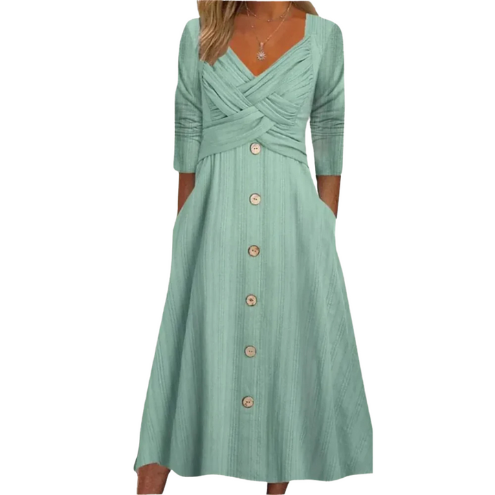 Harrison | Elegantes Kleid mit Bauchbedeckung
