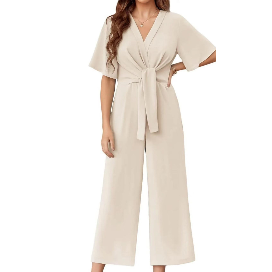 Garan | Eleganter Jumpsuit mit Taillenknoten