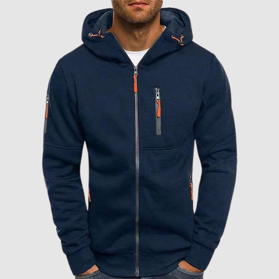 Roy | Kapuzenjacke mit Reißverschluss