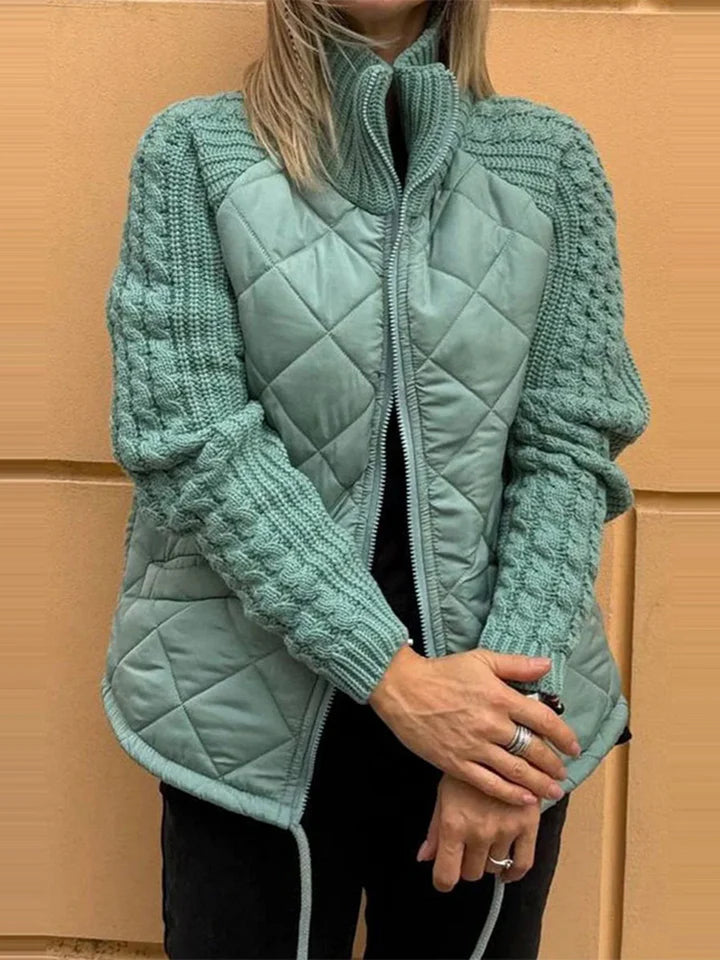 Blight | Lässige Patchworkjacke mit Reißverschluss