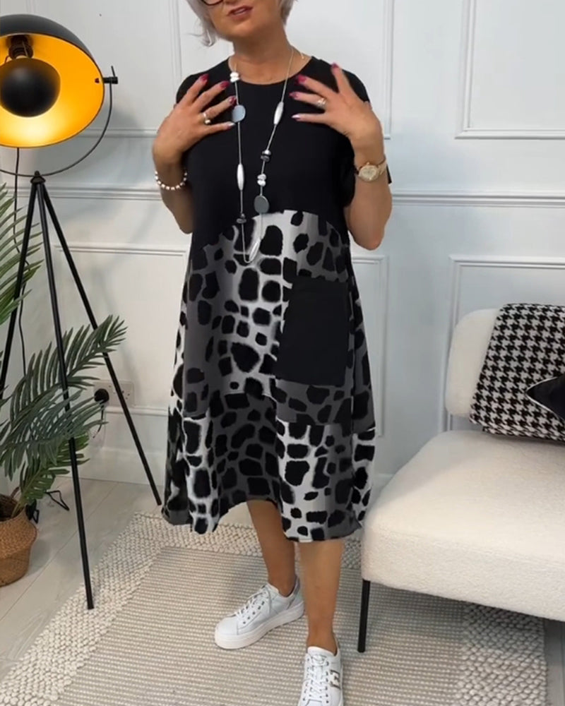 Zeyla | Luftiges Sommerkleid mit Rundhalsausschnitt