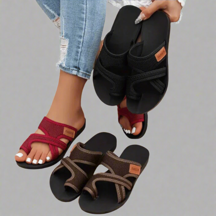 Virginia | Atmungsaktive Mesh-Sandalen
