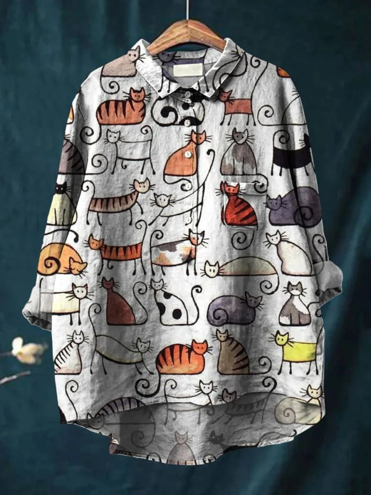 Lara | Katzenkunst T-Shirt
