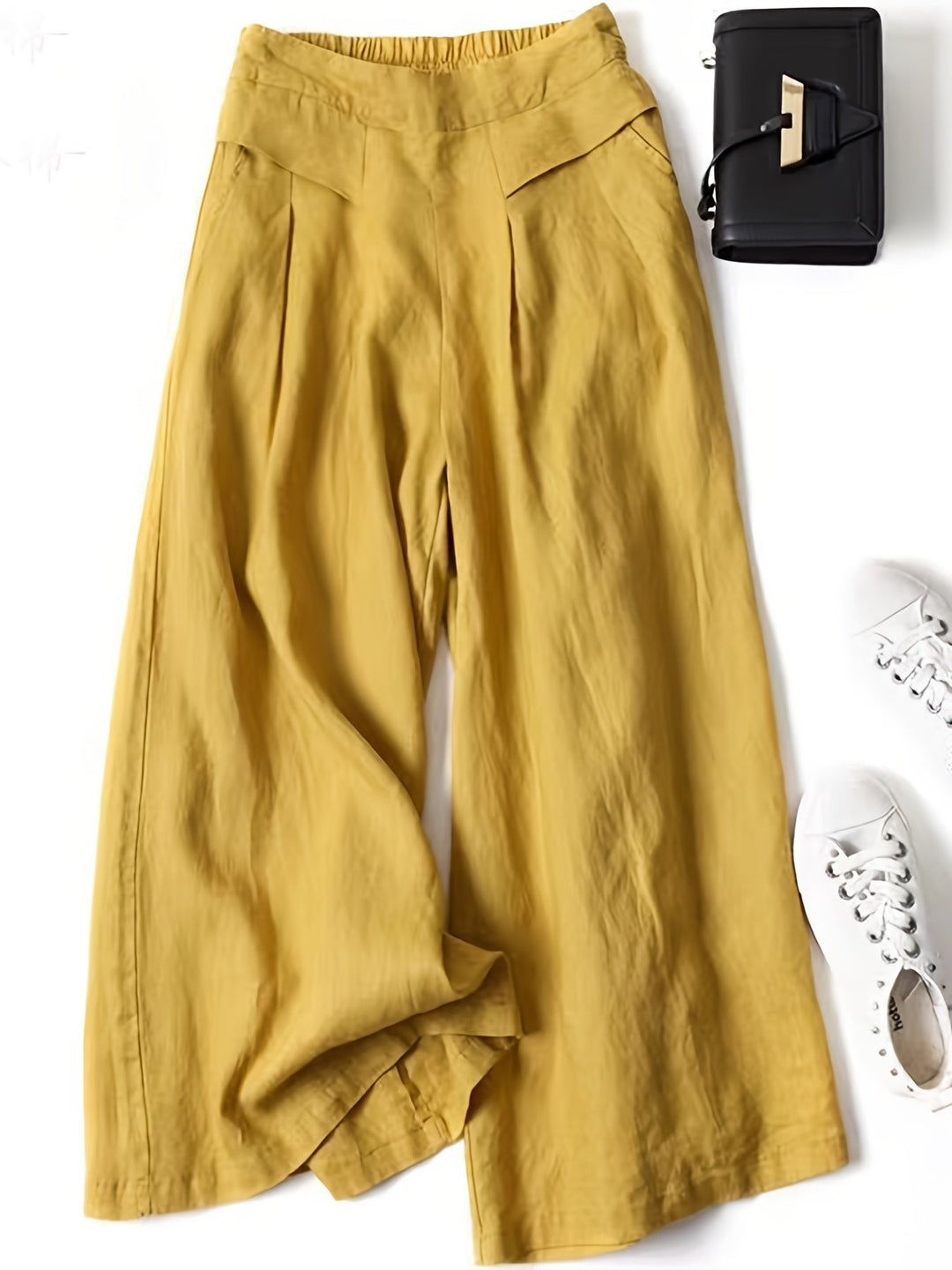Belle | Bequeme Capri-Hose mit weitem Bein