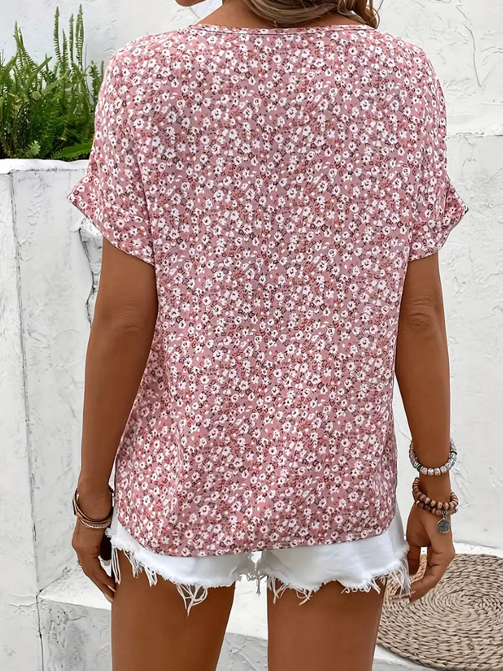 Charisa | Florale Button-Up Bluse