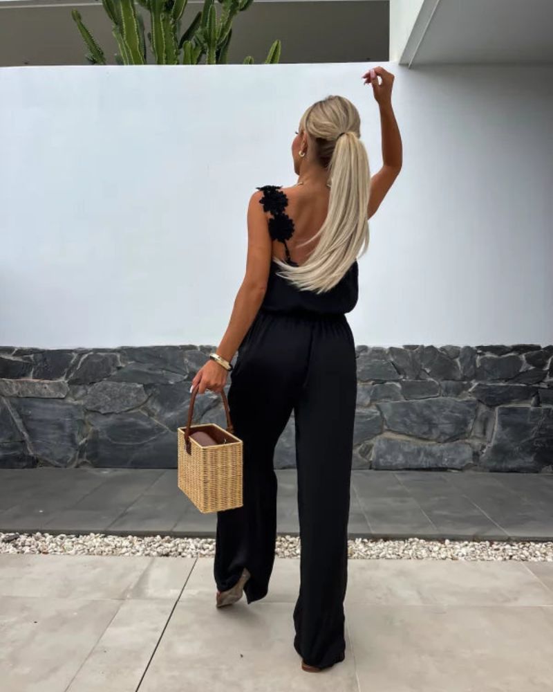 Blythe | Boho-Jumpsuit mit Blumenmuster
