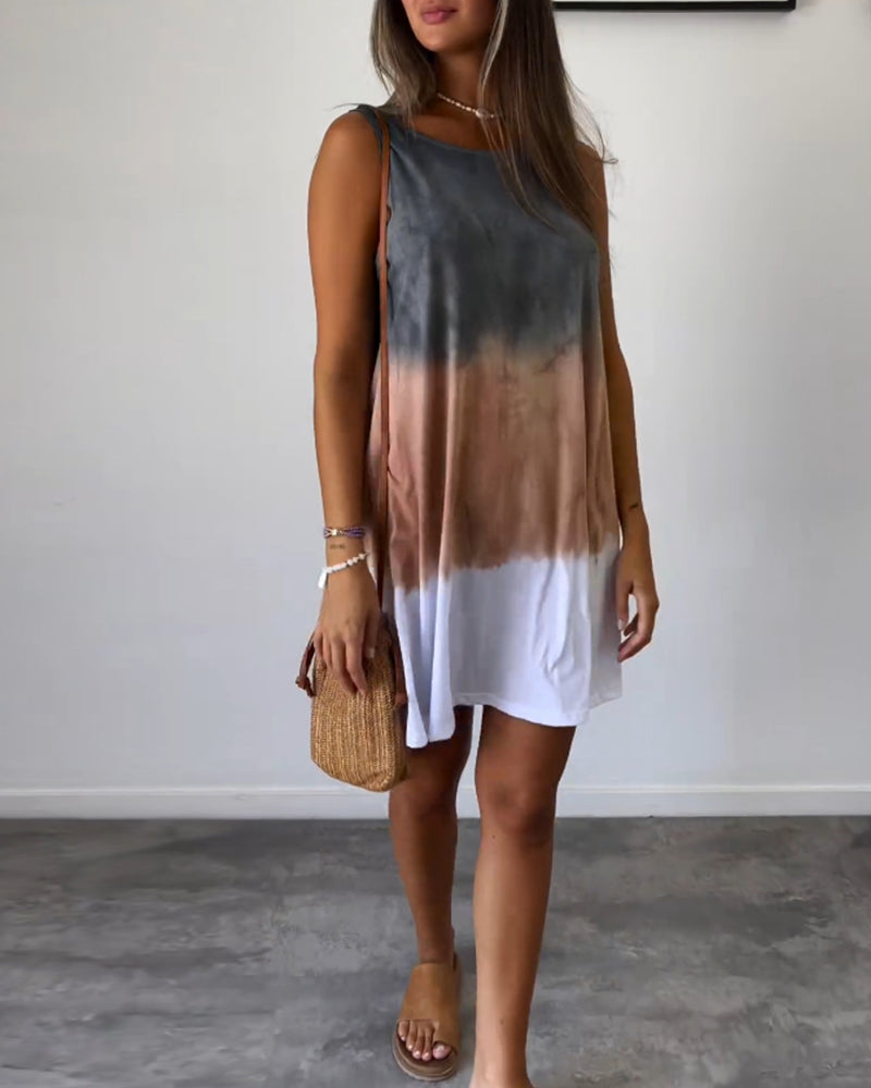 Aaliyah | Luxe Ärmelloses Freizeitkleid
