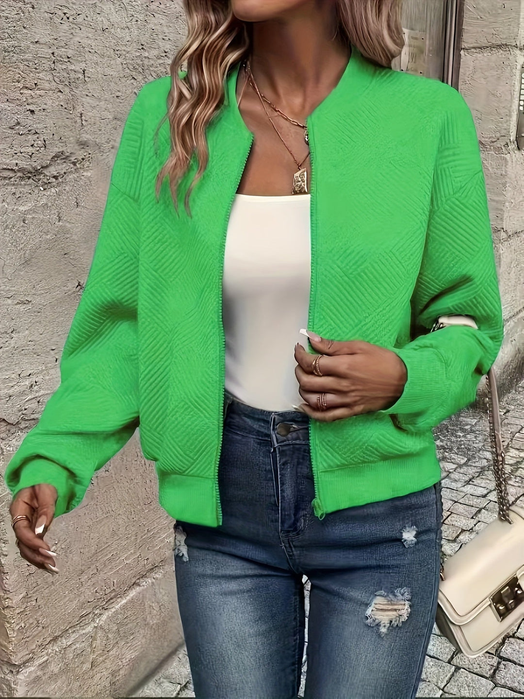 Alazne | Leichte Zip-Up Jacke