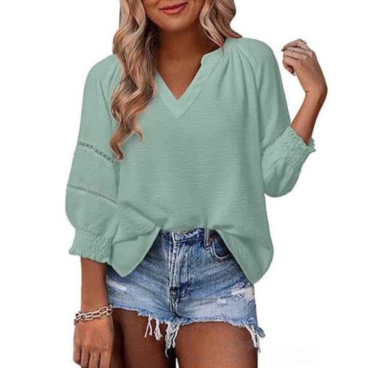 Giane | Elegante Bluse mit Laternenärmeln