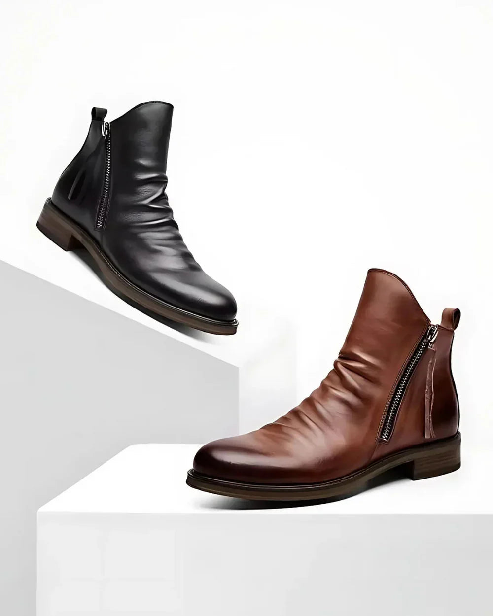 Wilhelm | Stiefelette mit seitlichem Reißverschlusss
