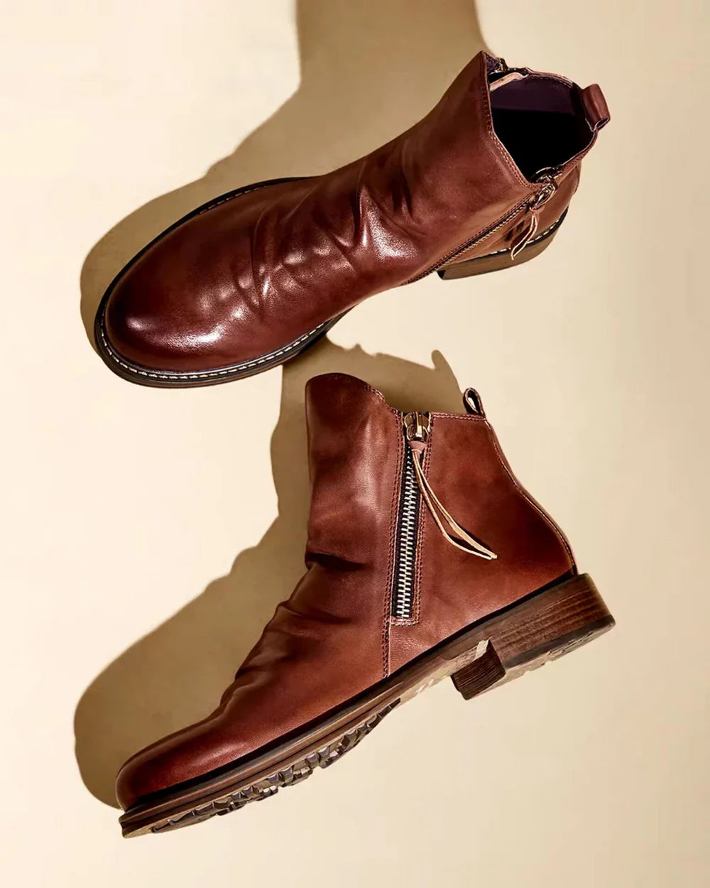 Wilhelm | Stiefelette mit seitlichem Reißverschlusss